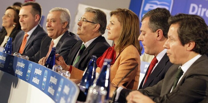 María Dolores de Cospedal preside la Junta Directiva Regional del PP de Andalucía