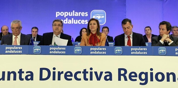 María Dolores de Cospedal preside la Junta Directiva Regional del PP de Andalucía