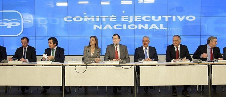Mariano Rajoy preside la reunión del Comité Ejecutivo Nacional