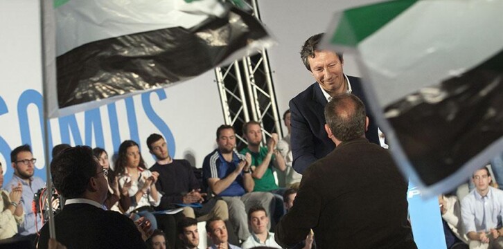 Carlos Floriano durante su intervención