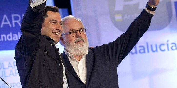 Juan Manuel Moreno y Miguel Arias Cañete