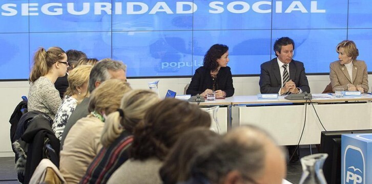 Carlos Floriano se reúne con los miembros de las comisiones de Empleo de Congreso y Senado