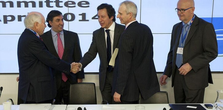 Carlos Floriano interviene en la reunión de la Unión Demócrata Internacional