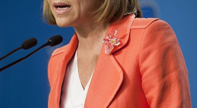 Rueda de prensa de María Dolores de Cospedal.