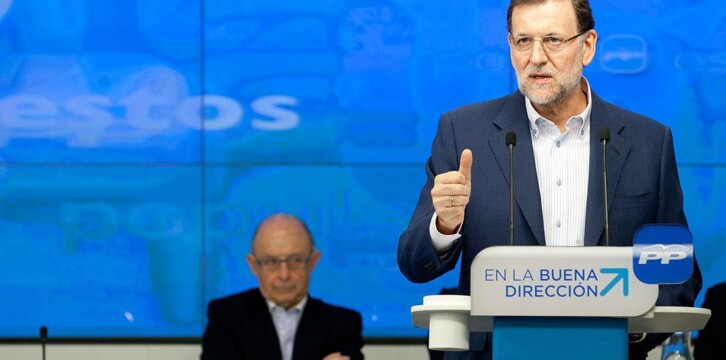 Mariano Rajoy durante su intervención