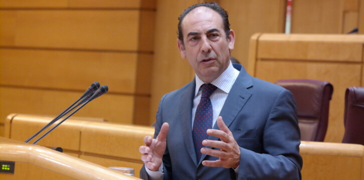 Diego Sánchez Duque en el Senado