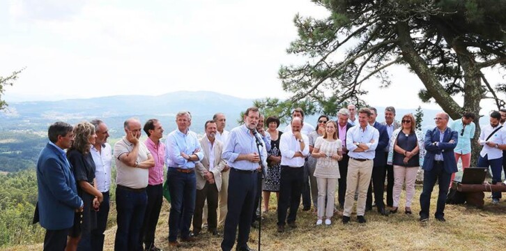 Mariano Rajoy en Vilanova de Arousa