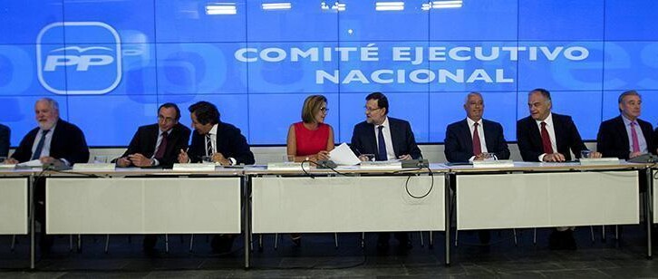 Mariano Rajoy preside la reunión del Comité Ejecutivo Nacional