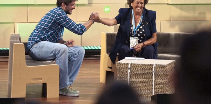 Rita Barberá durante su intervención el el seminario de NNGG