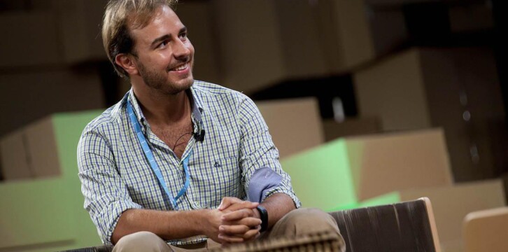 Javier Dorado en el Seminario de NNGG en Valencia