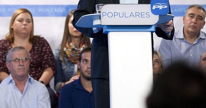 Mariano Rajoy durante su intervención