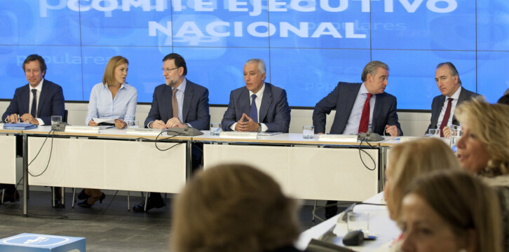 Mariano Rajoy preside la reunión del Comité Ejecutivo Nacional del PP