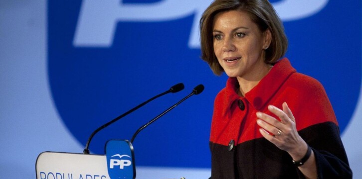 La Secretaria General del Partido Popular, María Dolores de Cospedal