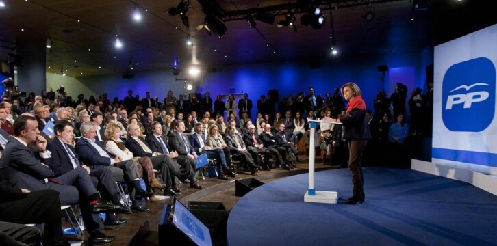 María Dolores de Cospedal en su intervención en las jornadas 