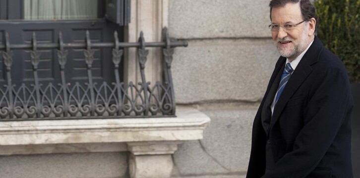 El presidente del Gobierno y del Partido Popular, Mariano Rajoy