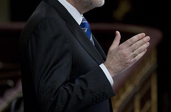 Mariano Rajoy durante su intervención