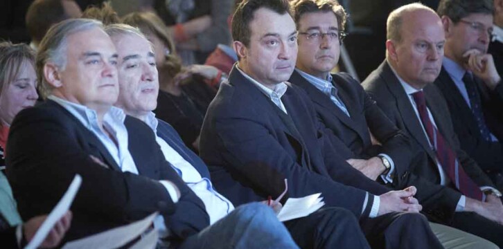 González Pons, Cobo y Beneyto en la Presentación del Programa Marco Local en unas jornadas en Valencia