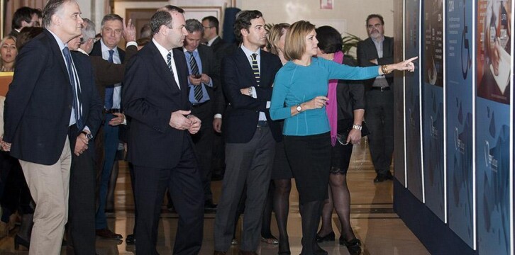 María Dolores de Cospedal inaugura la exposición Creación y Empleo en Toledo