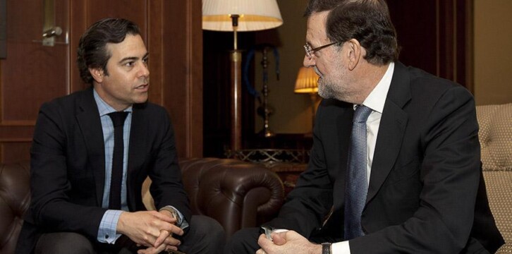 Mariano Rajoy con Pablo Zalba
