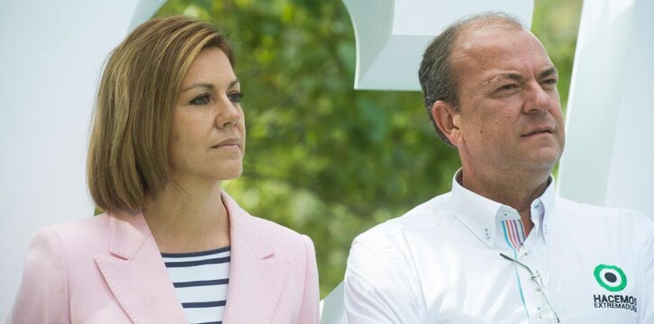 Cospedal presenta la candidatura de Monago a la Junta de Extremadura