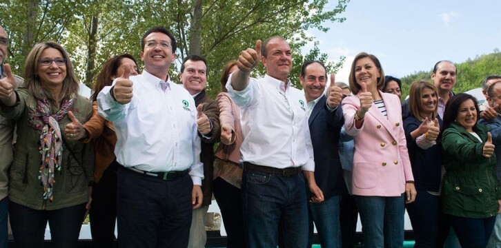 Cospedal presenta la candidatura de Monago a la Junta de Extremadura