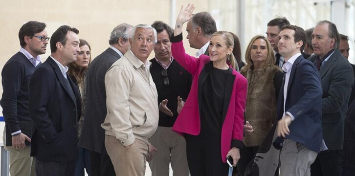 Cristina Cifuentes llega al acto