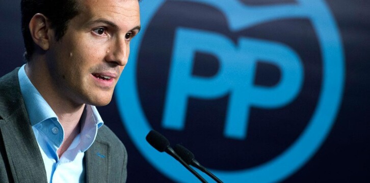 El vicesecretario de Comunicación, Pablo Casado