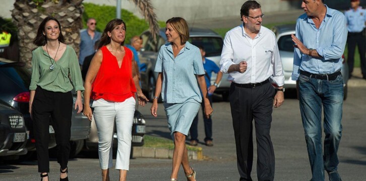 Mariano Rajoy presenta al candidato del PPC a las elecciones catalanas, Xavier Garcia Albiol