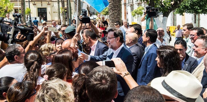 Mariano Rajoy visita el Ayuntamiento de La Palma de Condado (Huelva)