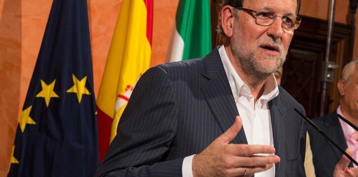 Mariano Rajoy visita el Ayuntamiento de La Palma de Condado (Huelva)