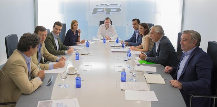 Mariano Rajoy preside la reunión del Comité de Dirección del PP