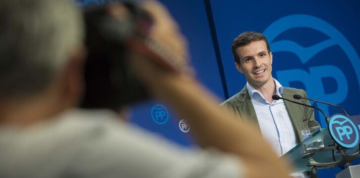 El vicesecretario de Comunicación del PP, Pablo Casado