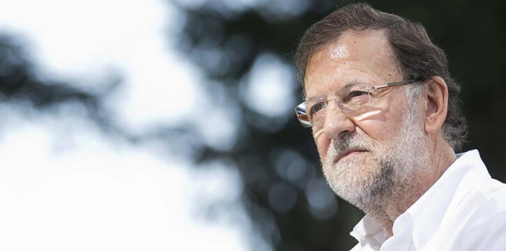 El presidente del Gobierno y del Partido Popular, Mariano Rajoy