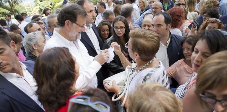 Mariano Rajoy en Soutomaior
