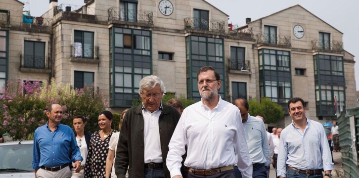 Mariano Rajoy visita el municipio pontevedrés de Mondariz Balneario