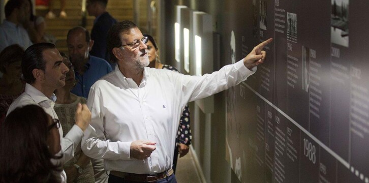 Mariano Rajoy visita el municipio pontevedrés de Mondariz Balneario