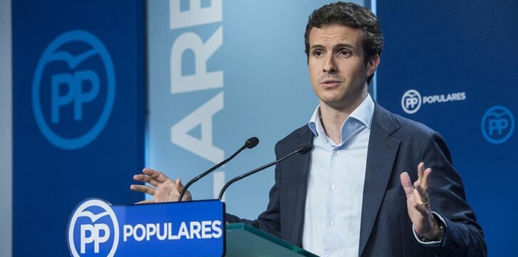 El vicesecretario de Comunicación del PP, Pablo Casado