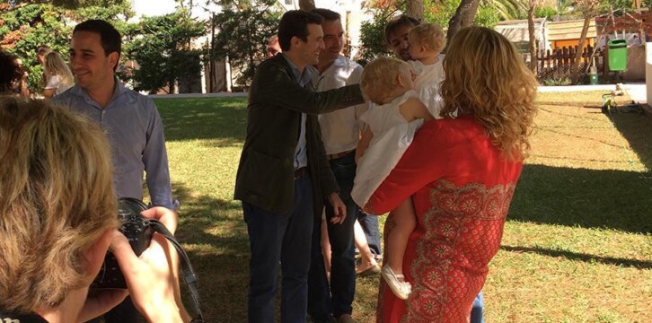 Pablo Casado participa en un acto de NNGG Balears