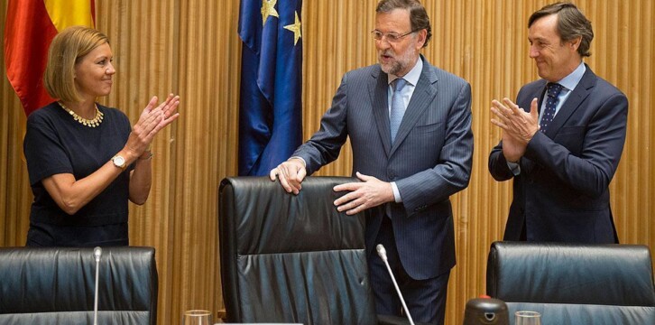 Mariano Rajoy preside la reunión Plenaria del Grupo Popular en el Congreso de los Diputados y en el Senado