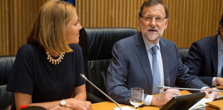 Mariano Rajoy preside la reunión Plenaria del Grupo Popular en el Congreso de los Diputados y en el Senado