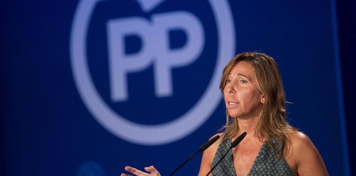La presidenta del PP de Cataluña, Alicia Sánchez-Camacho