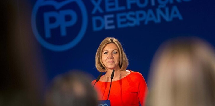 La secretaria general del Partido Popular, María Dolores de Cospedal