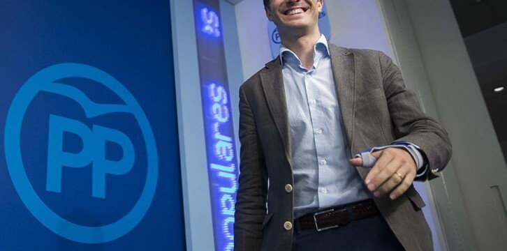 El vicesecretario de Comunicación del PP, Pablo Casado
