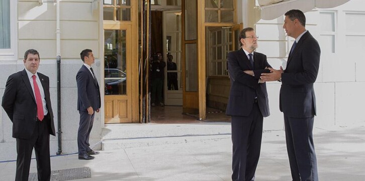 Mariano Rajoy con Xavier Garcia Albiol