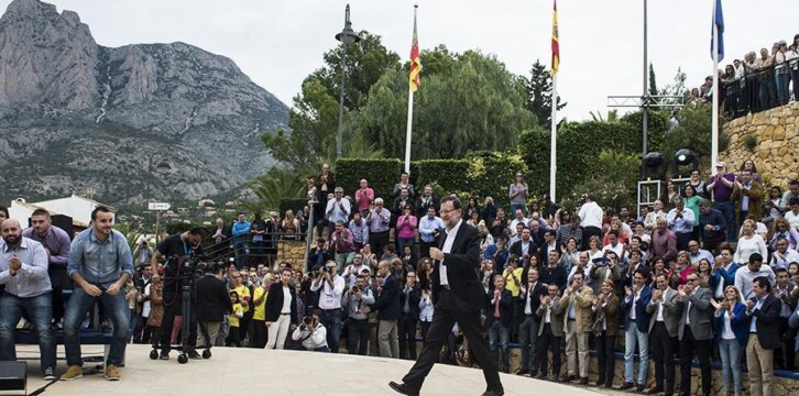 El presidente del Gobierno y del Partido Popular, Mariano Rajoy