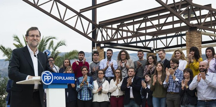 El presidente del Gobierno y del Partido Popular, Mariano Rajoy