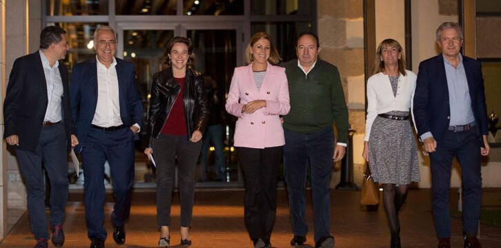 María Dolores de Cospedal participa en la Junta Directiva del PP de La Rioja