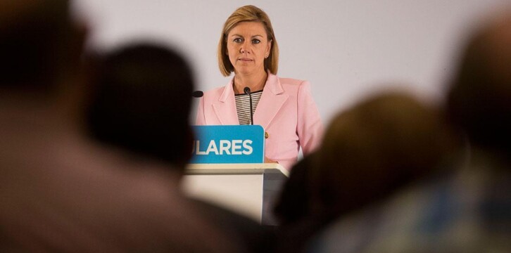 María Dolores de Cospedal participa en la Junta Directiva del PP de La Rioja