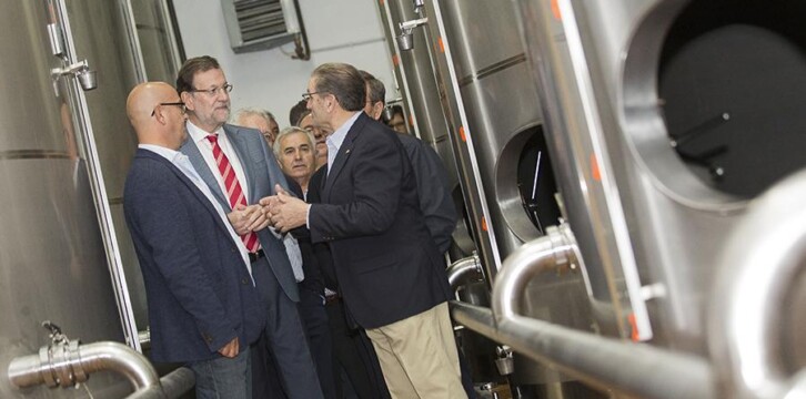 Mariano Rajoy visita la cooperativa de Nuestra Señora de la Antigua