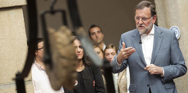 El presidente del Gobierno y del Partido Popular, Mariano Rajoy
